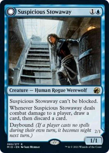 Suspicious Stowaway // Seafaring Werewolf [80] [Innistrad: Midnight Hunt] [Non-Foil]