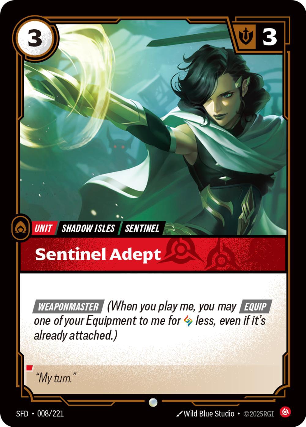 Sentinel Adept - 008/221 [Spiritforged] [Non-Foil]