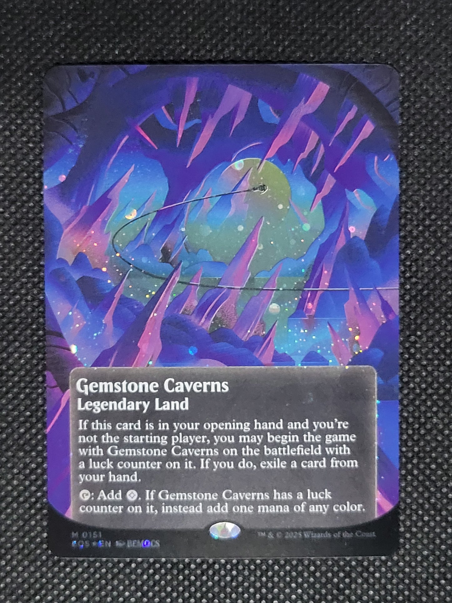 Gemstone Caverns — Borderless|Poster|Galaxy Foil — ID 19073