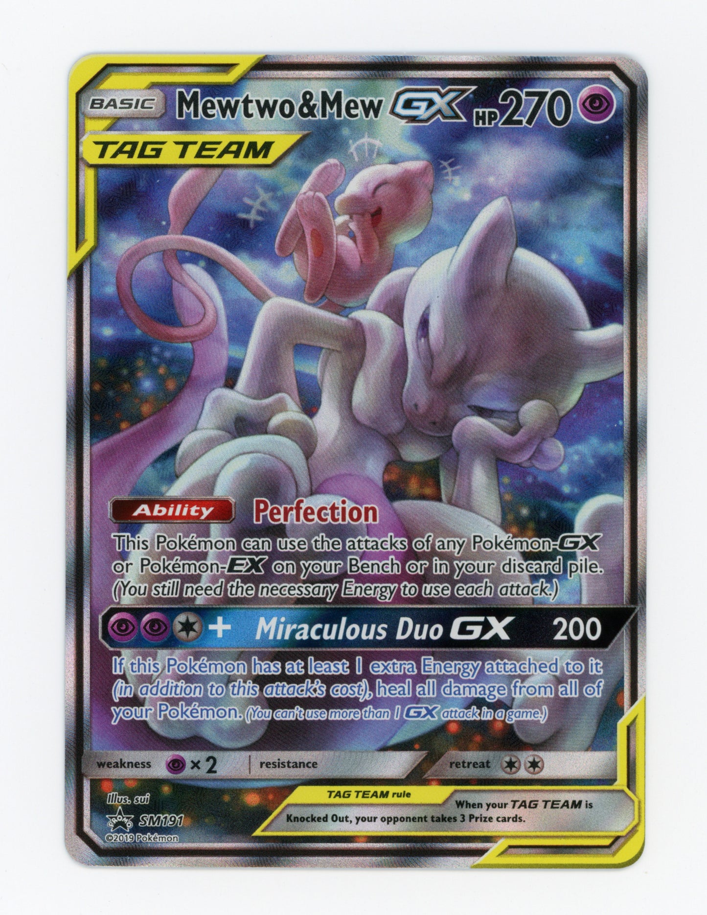 Mewtwo & Mew-GX — Promo — ID 19738