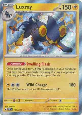 Luxray - 137/091 - Shiny Rare [sv045-137] [Secret]