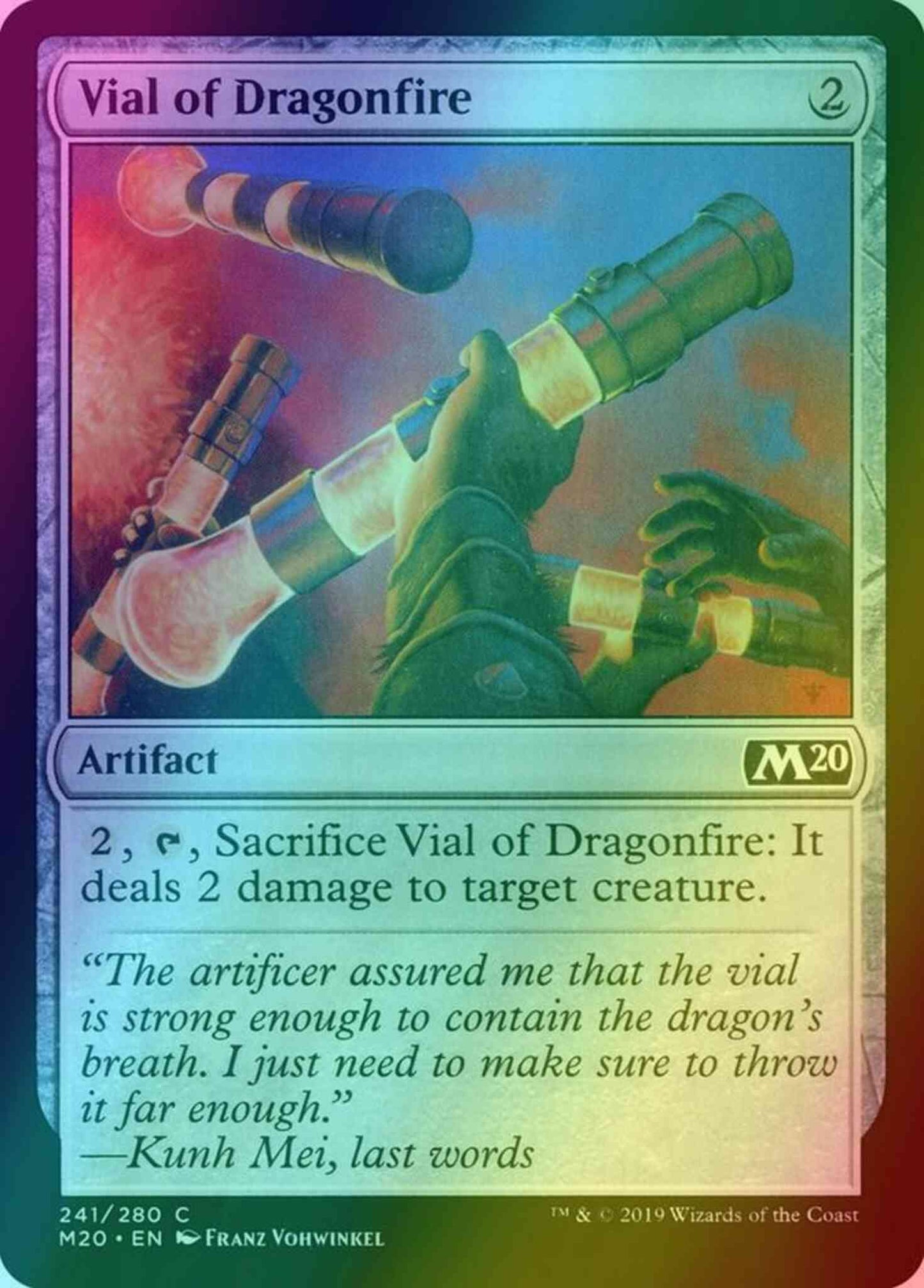 Vial of Dragonfire [241] [Core Set 2020] [Foil]