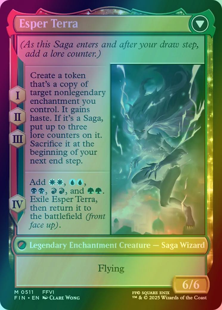 Terra, Magical Adept // Esper Terra [511] [Extended Art] [FINAL FANTASY] [Foil]
