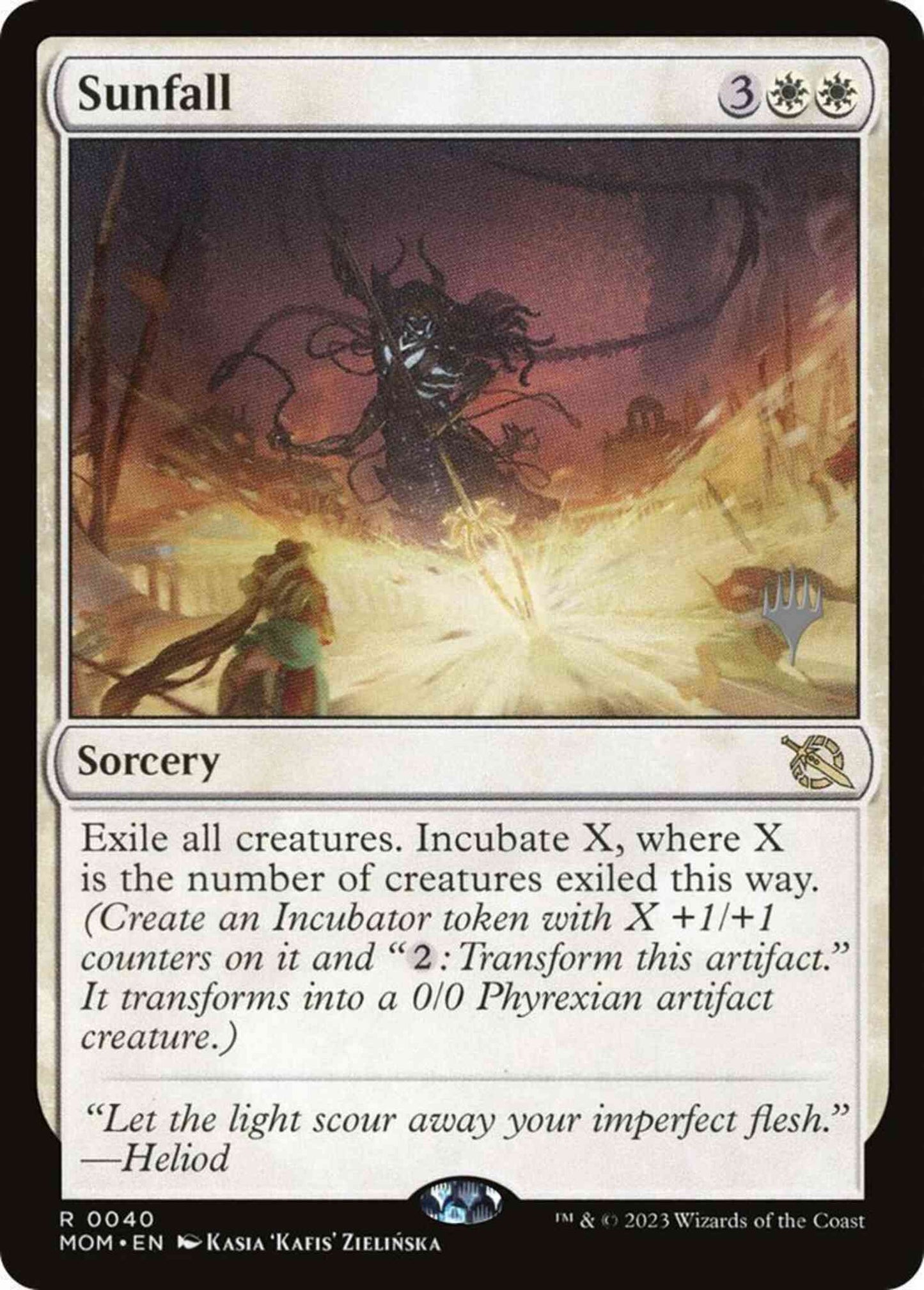 Sunfall [40p] [Promo Pack] [March of the Machine: Promos] [Non-Foil]