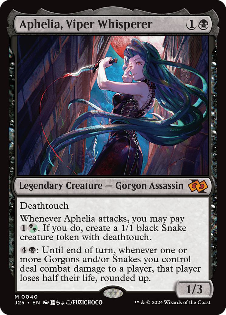 Aphelia, Viper Whisperer [40] [Anime] [Foundations: Jumpstart] [Non-Foil]