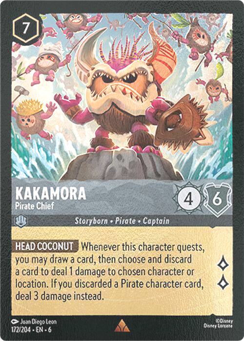 Kakamora - Pirate Chief - 172/204 [Azurite Sea] [Cold Foil]
