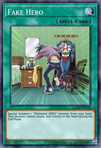 Fake Hero - LCGX-EN093 - Rare - 1st Edition