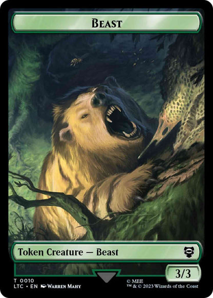 Beast Token (10) // Treefolk Token (13) [The Lord of the Rings: Tales of Middle-earth: Commander: Tokens] [Non-Foil]