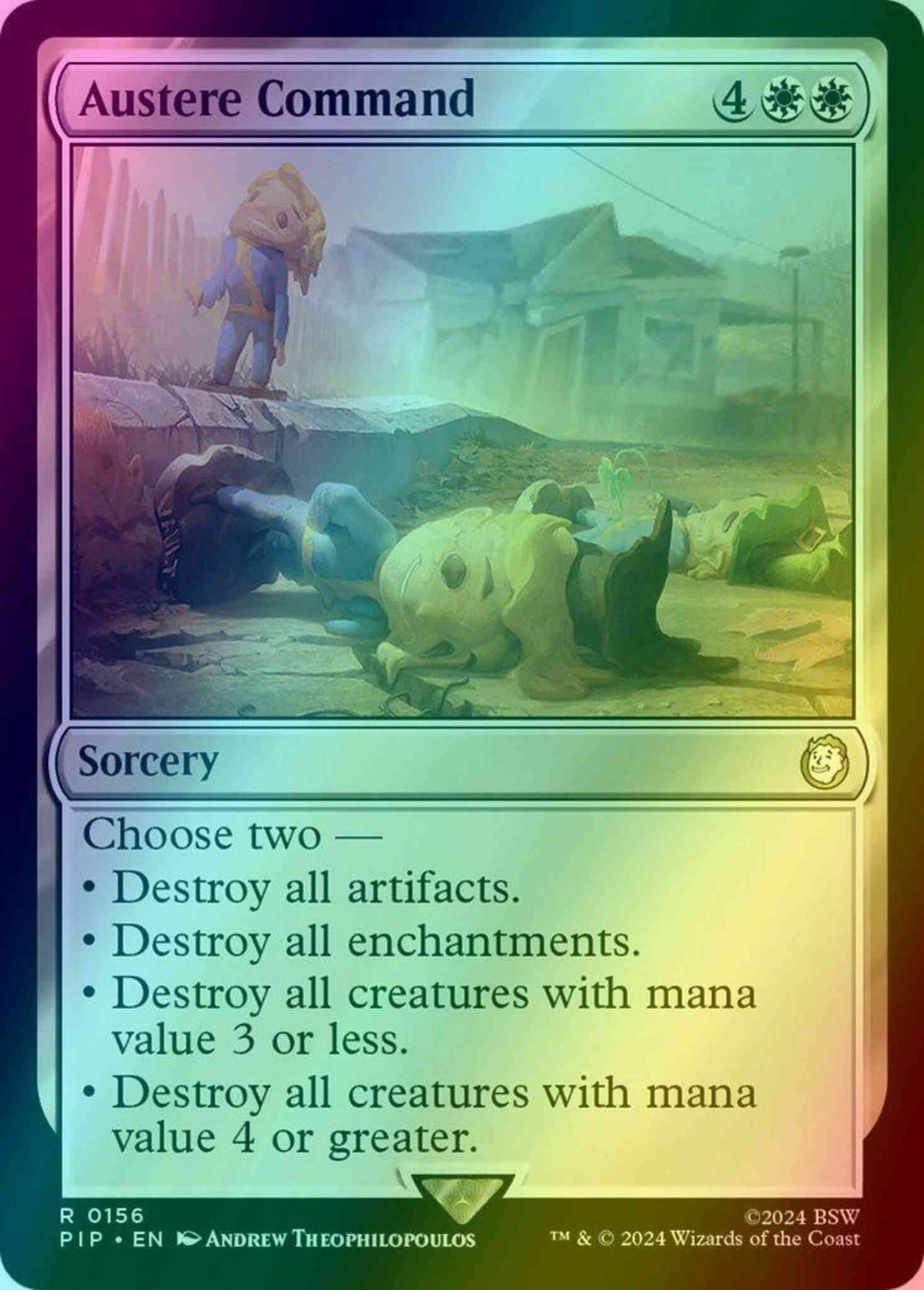 Austere Command [156] [Fallout] [Foil]