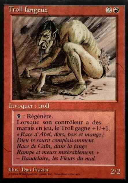 Sedge Troll - French [174] [Foreign Black Border: French] [Non-Foil]