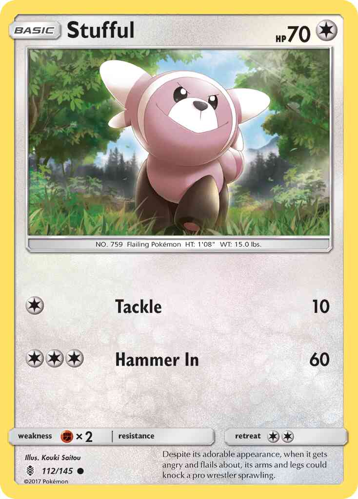 Stufful - 112/145 - Common [sm2-112] [Non-Holo]