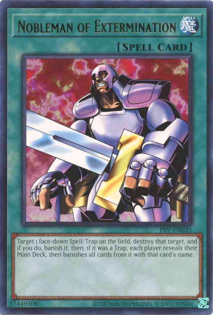 Nobleman of Extermination - 25th Anniversary - PSV-EN035 - Rare - Unlimited