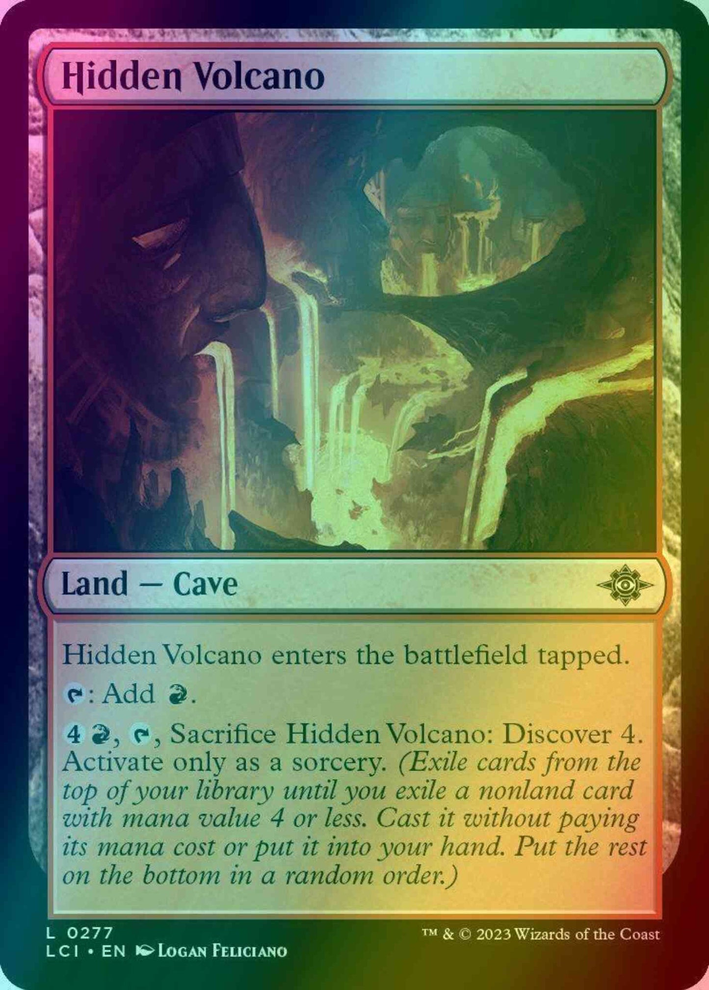 Hidden Volcano [277] [The Lost Caverns of Ixalan] [Foil]