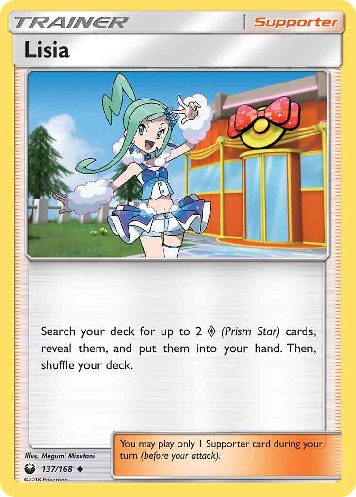 Lisia - 137/168 - Uncommon [sm7-137] [Reverse Holo]