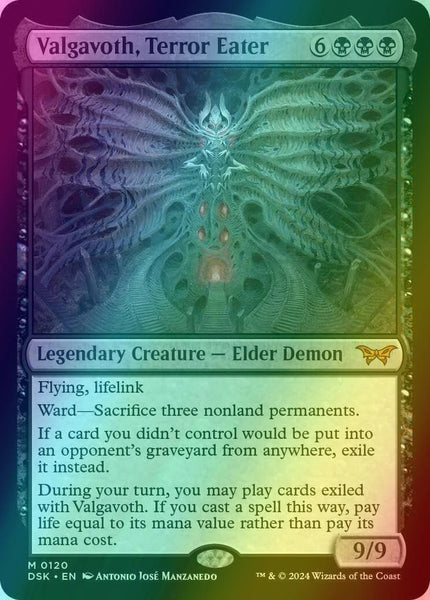 Valgavoth, Terror Eater [120] [Duskmourn: House of Horror] [Foil] – Face to Face Games
