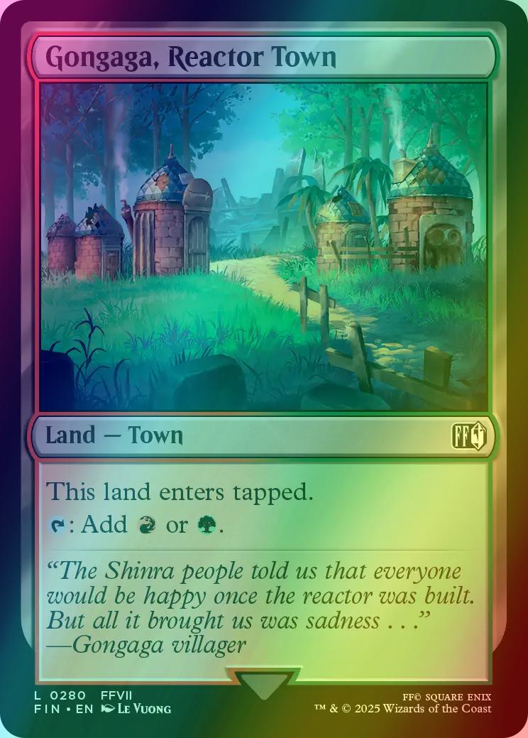 Gongaga, Reactor Town [280] [FINAL FANTASY] [Foil]