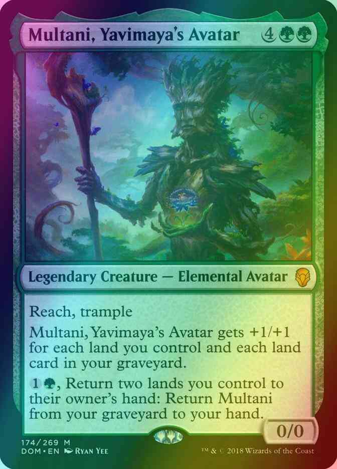Multani, Yavimaya's Avatar [174] [Dominaria] [Foil]