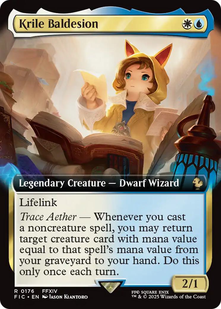 Krile Baldesion [176] [Extended Art] [FINAL FANTASY: Commander] [Non-Foil]