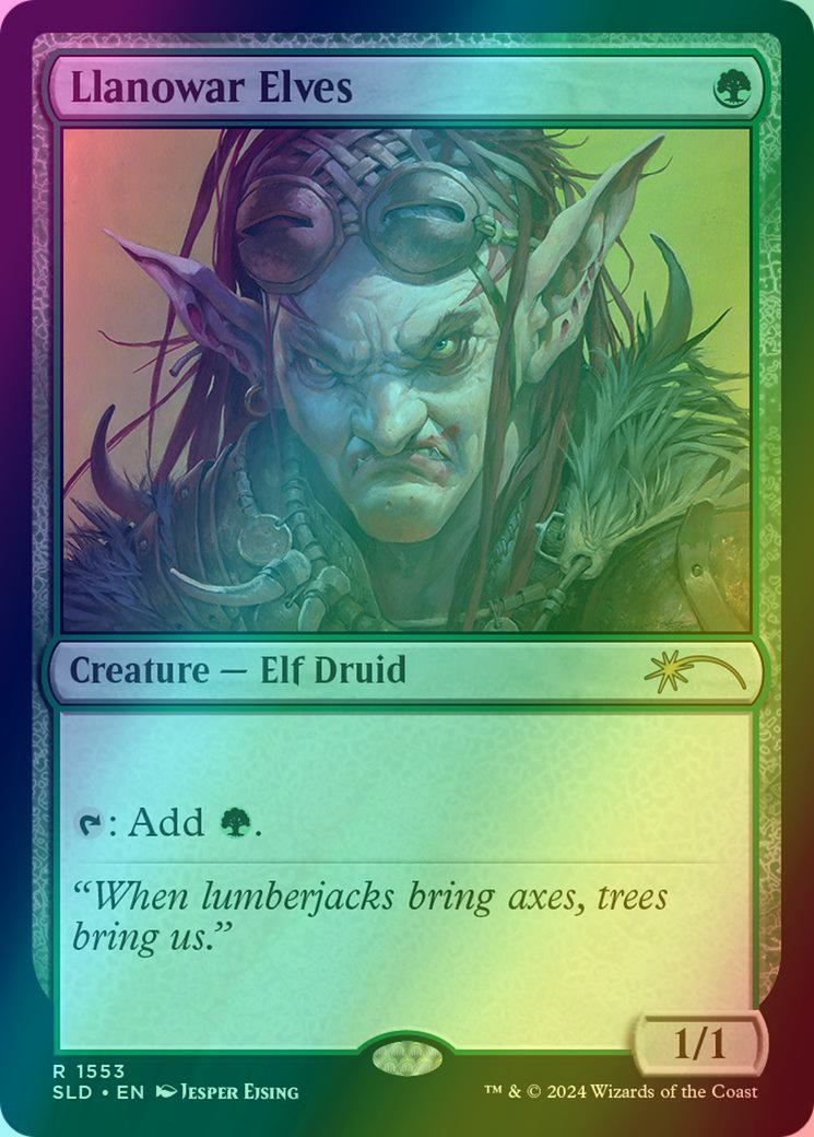Llanowar Elves [1553] [Jesper Ejsing] [Secret Lair Drop] [Foil]