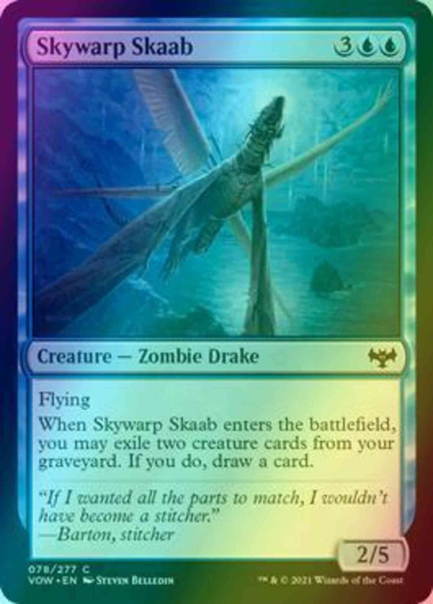 Skywarp Skaab [78] [Innistrad: Crimson Vow] [Foil]