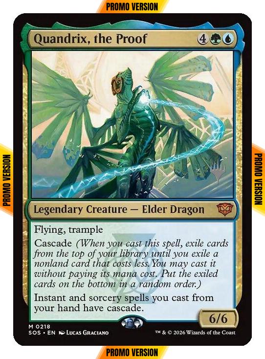 Quandrix, the Proof [218p] [Promo Pack] [Secrets of Strixhaven Promos] [Non-Foil]