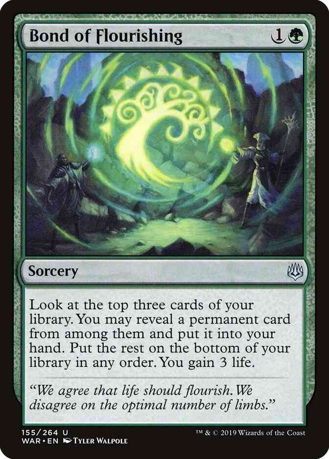 Bond of Flourishing [155] [War of the Spark] [Non-Foil]
