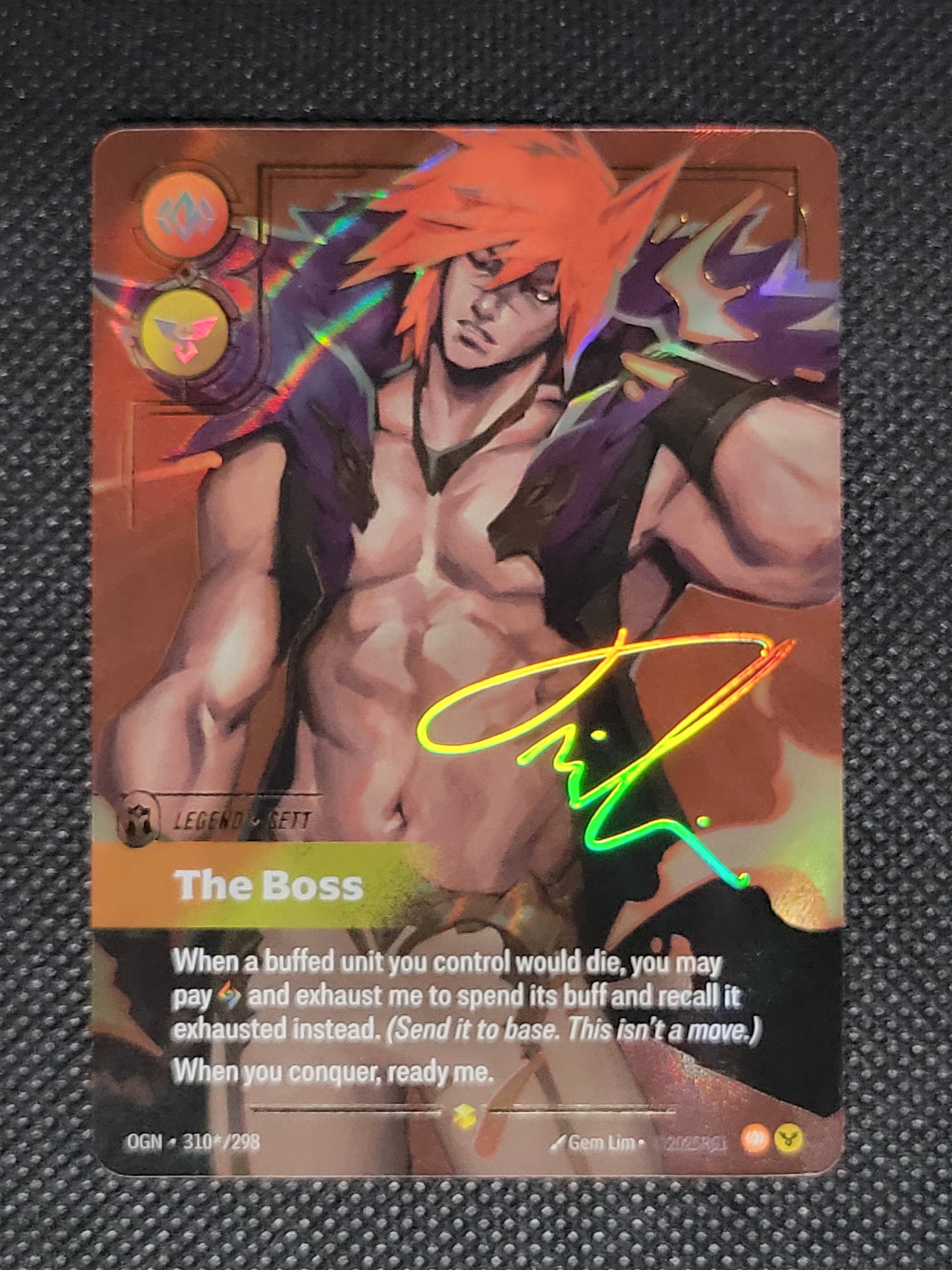 The Boss (Sett) — Signature|Foil — ID 19242