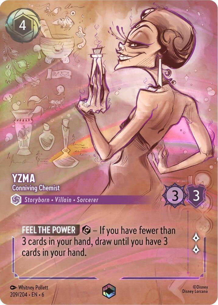 Yzma - Conniving Chemist (Enchanted) - 209/204 [Azurite Sea] [Holofoil]