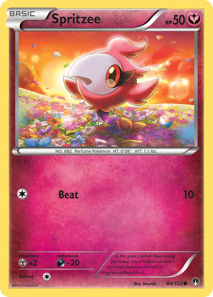 Spritzee - 84/122 - Common [xy9-84] [Reverse Holo]