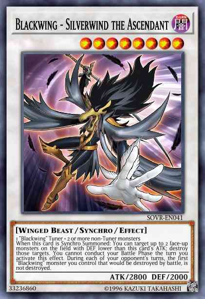 Blackwing - Silverwind the Ascendant - SOVR-EN041 - Ultra Rare - Unlimited