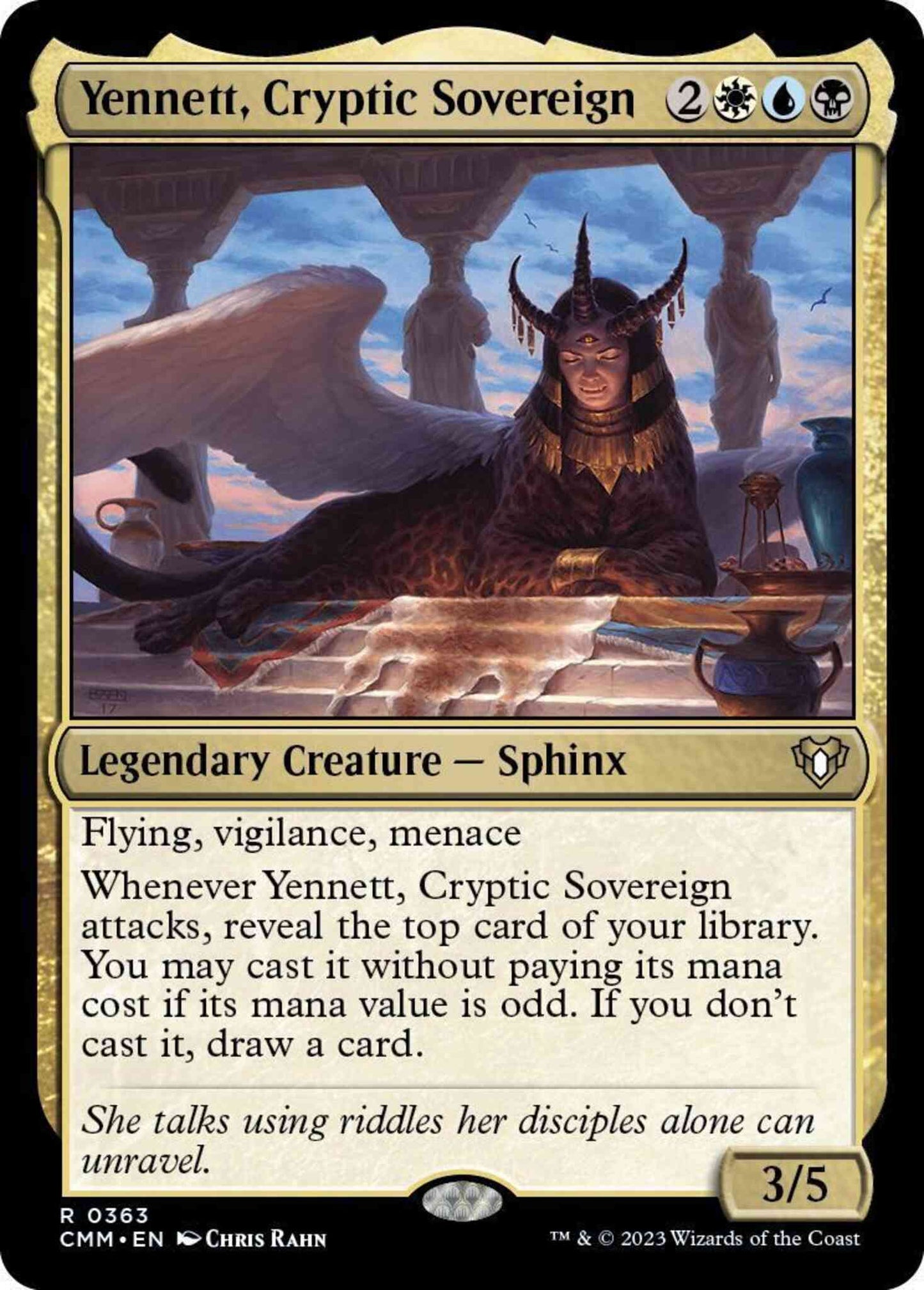 Yennett, Cryptic Sovereign [363] [Commander Masters] [Non-Foil]