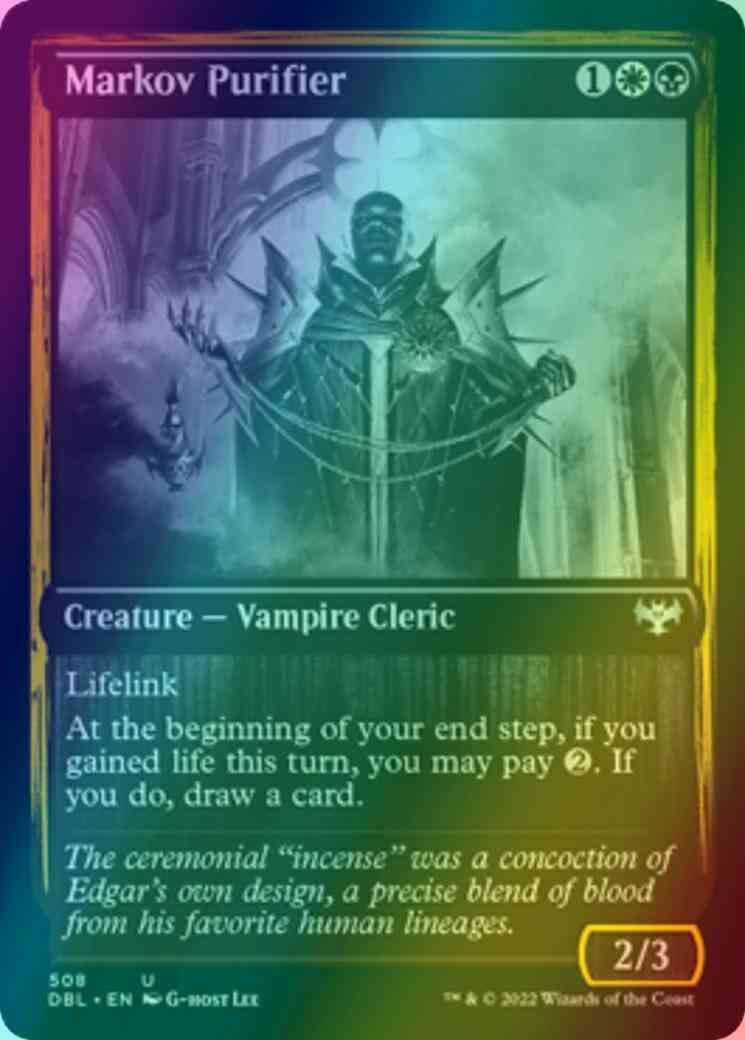Markov Purifier [508] [Innistrad: Double Feature] [Foil]