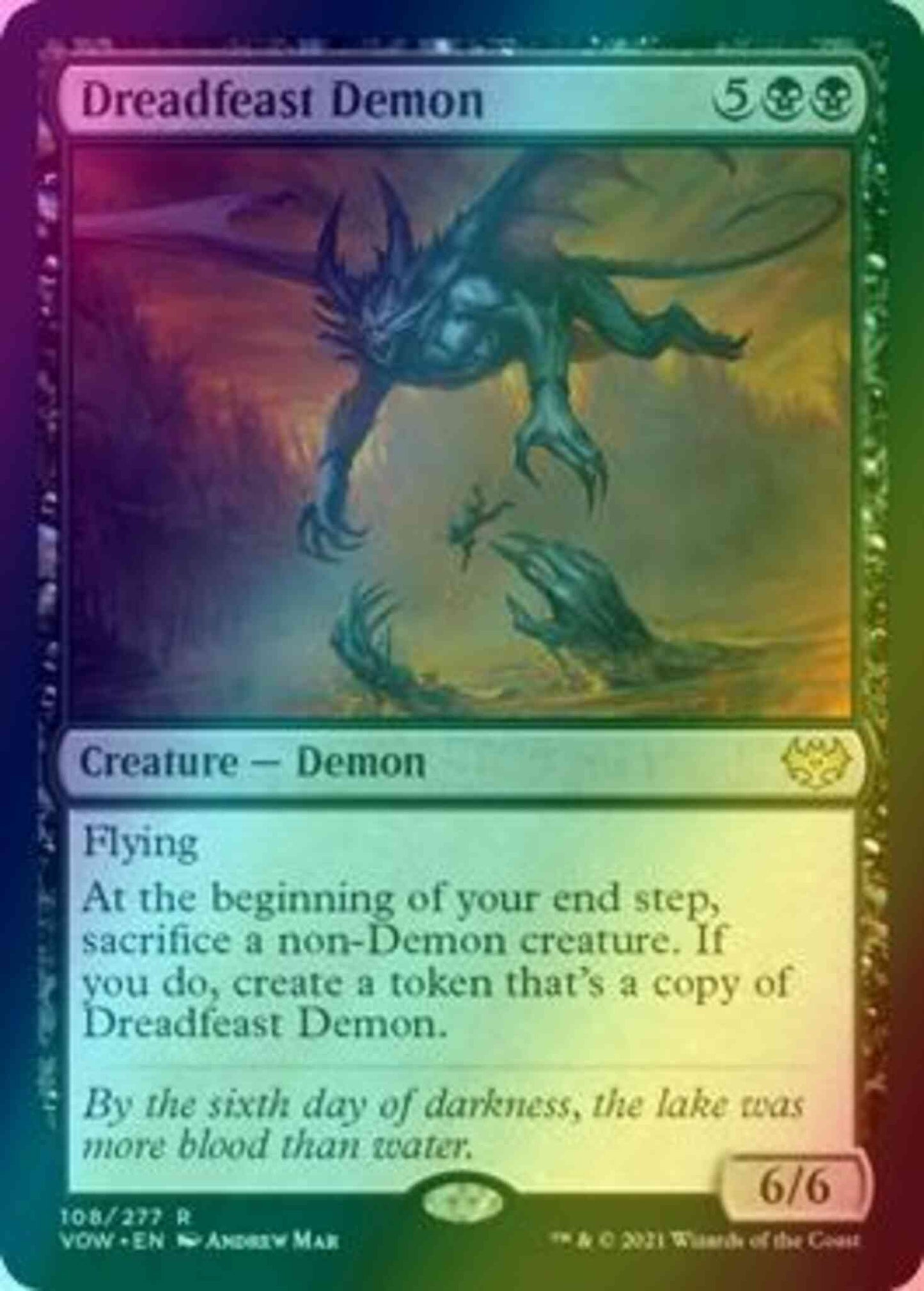 Dreadfeast Demon [108] [Innistrad: Crimson Vow] [Foil]
