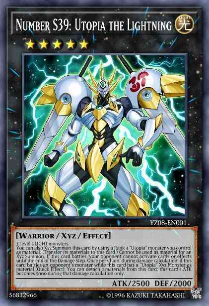 Number S39: Utopia the Lightning - MAGO-EN034 - Premium Gold Rare - 1st Edition