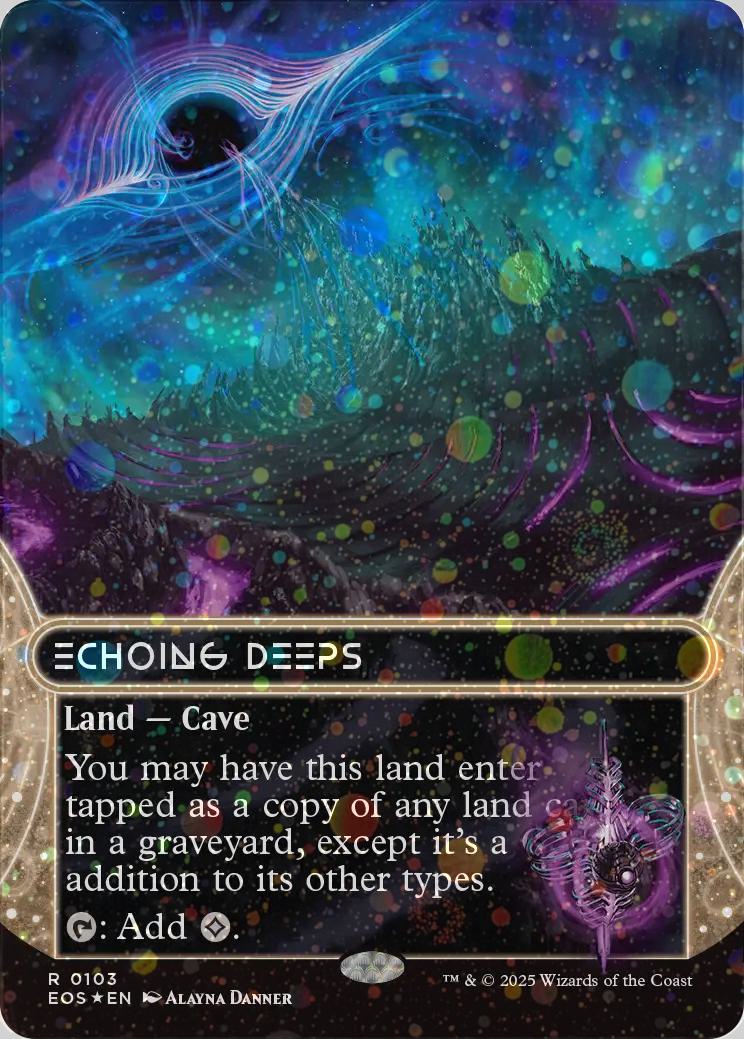 Echoing Deeps [103] [Borderless] [Edge of Eternities: Stellar Sights] [Galaxy Foil]