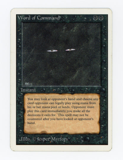 Word of Command — Damanged —  ID 19862