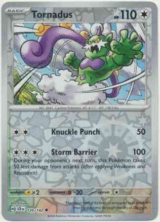 Tornadus - 120/142 - Uncommon [sv07-120] [Reverse Holo]