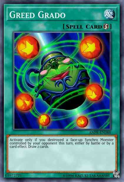 Greed Grado - ANPR-EN088 - Secret Rare - 1st Edition