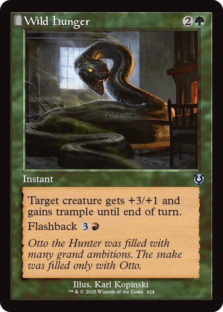 Wild Hunger [424] [Retro Frame] [Innistrad Remastered] [Non-Foil]