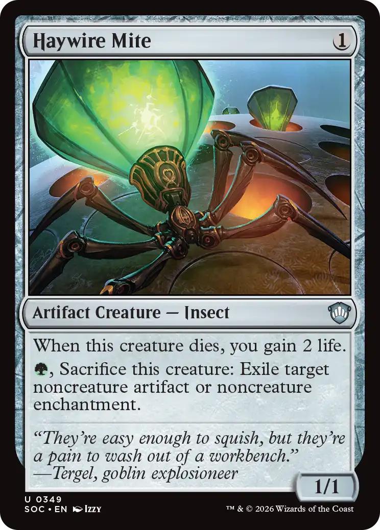 Haywire Mite [349] [Secrets of Strixhaven: Commander] [Non-Foil]