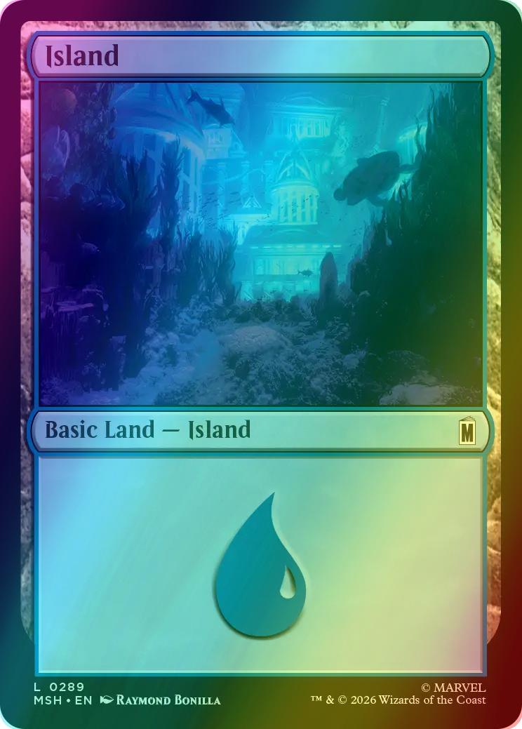 Island [289] [Marvel Super Heroes] [Foil]