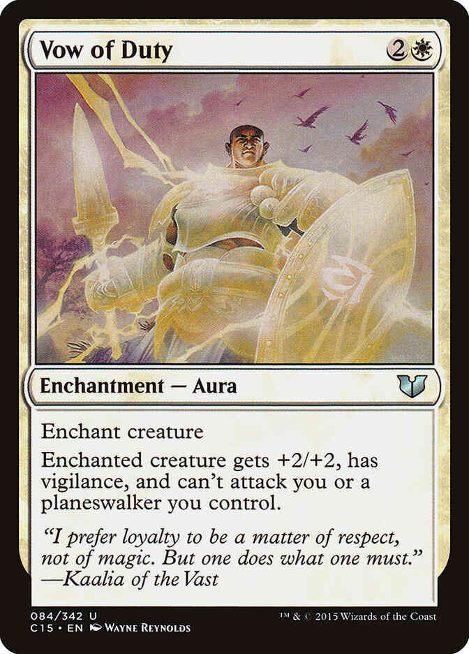 Vow of Duty [84] [Commander 2015] [Non-Foil]