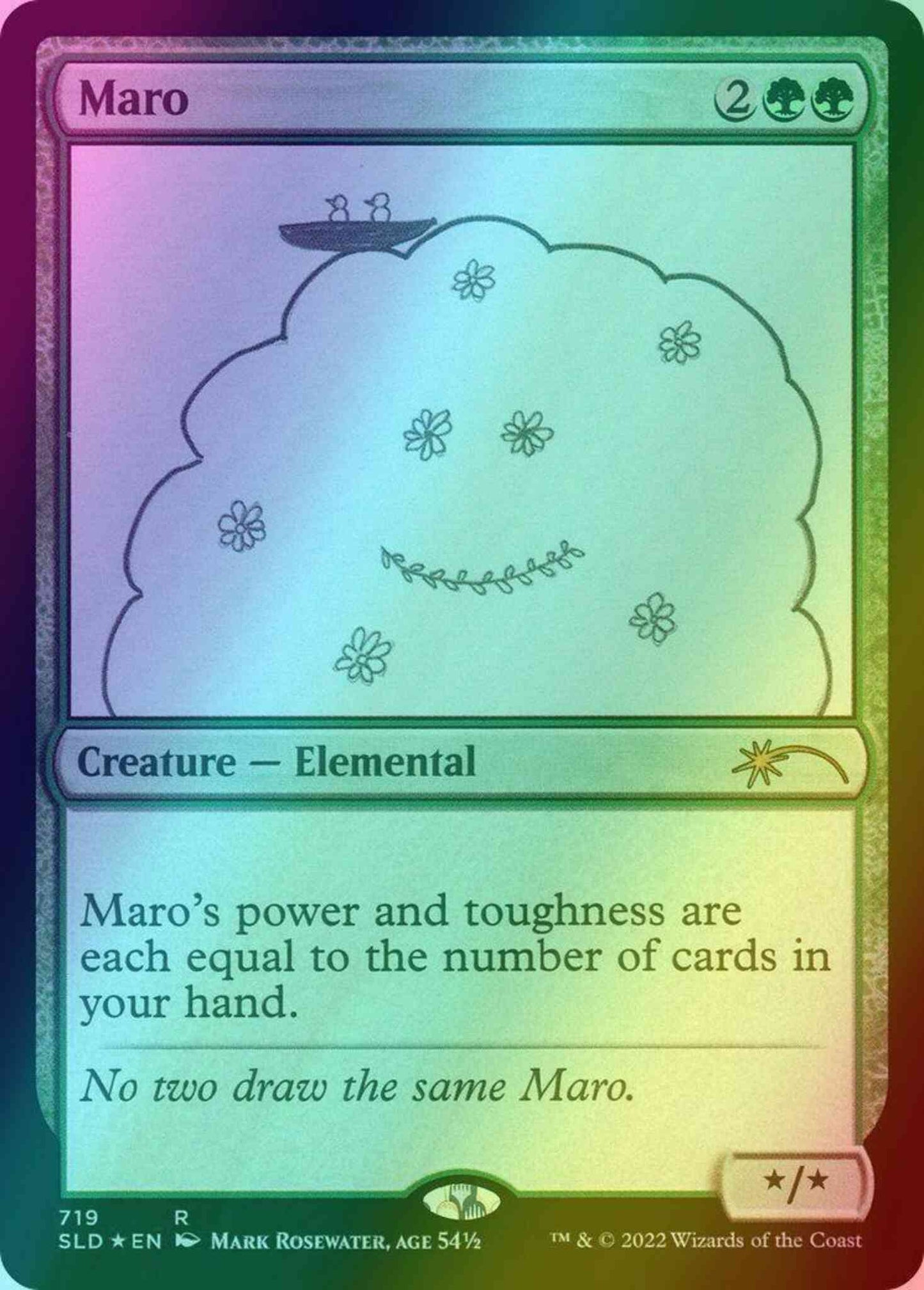 Maro [0719] [Mark Rosewater, Age 54 1/2] [Extra Life 2022] [Secret Lair Drop] [Foil]