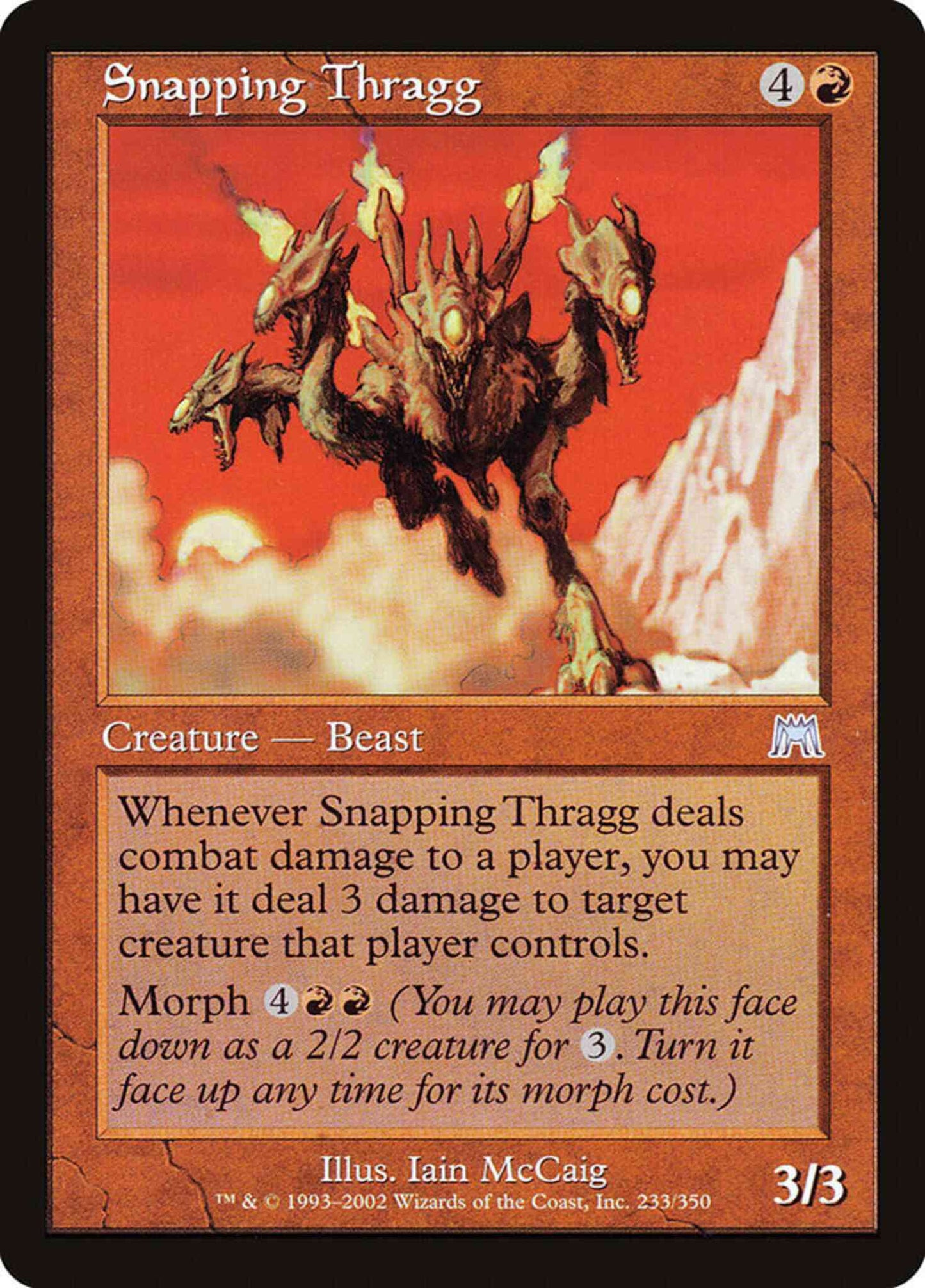 Snapping Thragg [233] [Onslaught] [Non-Foil]