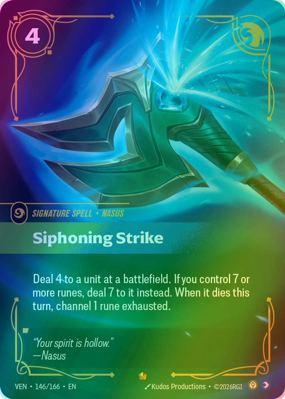 Siphoning Strike - 146/166 [Vendetta] [Foil]
