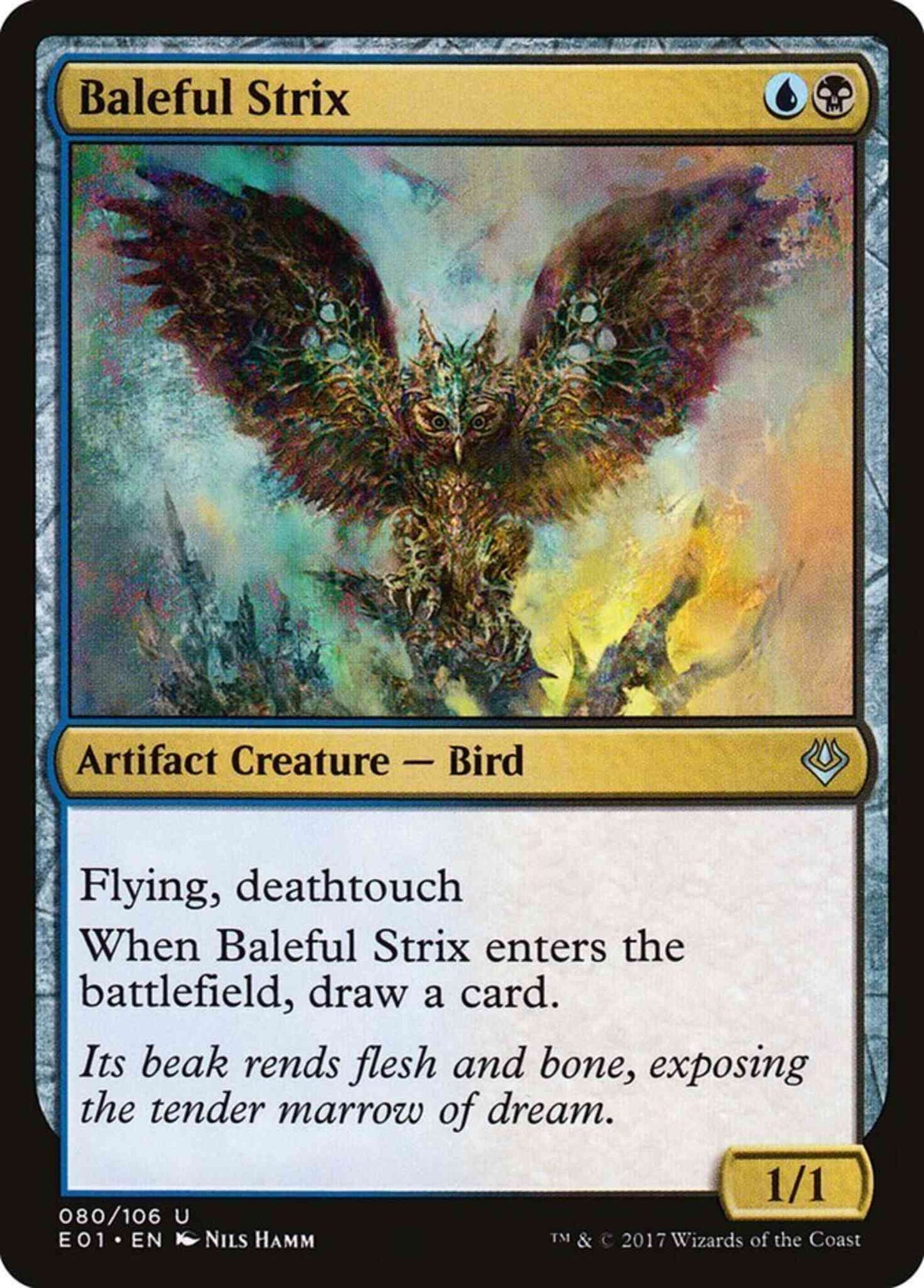 Baleful Strix [80] [Archenemy: Nicol Bolas] [Non-Foil]