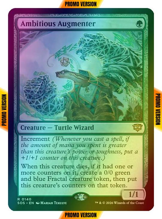 Ambitious Augmenter [140p] [Promo Pack] [Secrets of Strixhaven Promos] [Foil]