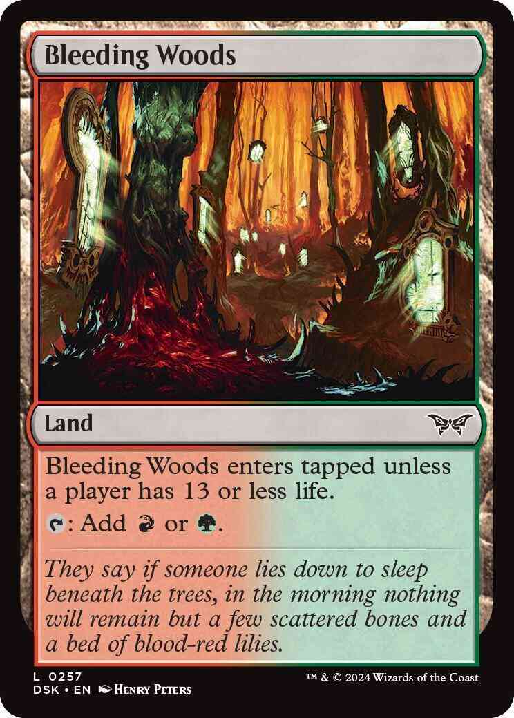 Bleeding Woods [257] [Duskmourn: House of Horror] [Non-Foil]