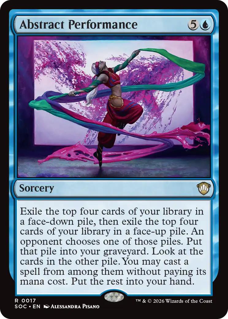 Abstract Performance [17] [Secrets of Strixhaven: Commander] [Non-Foil]