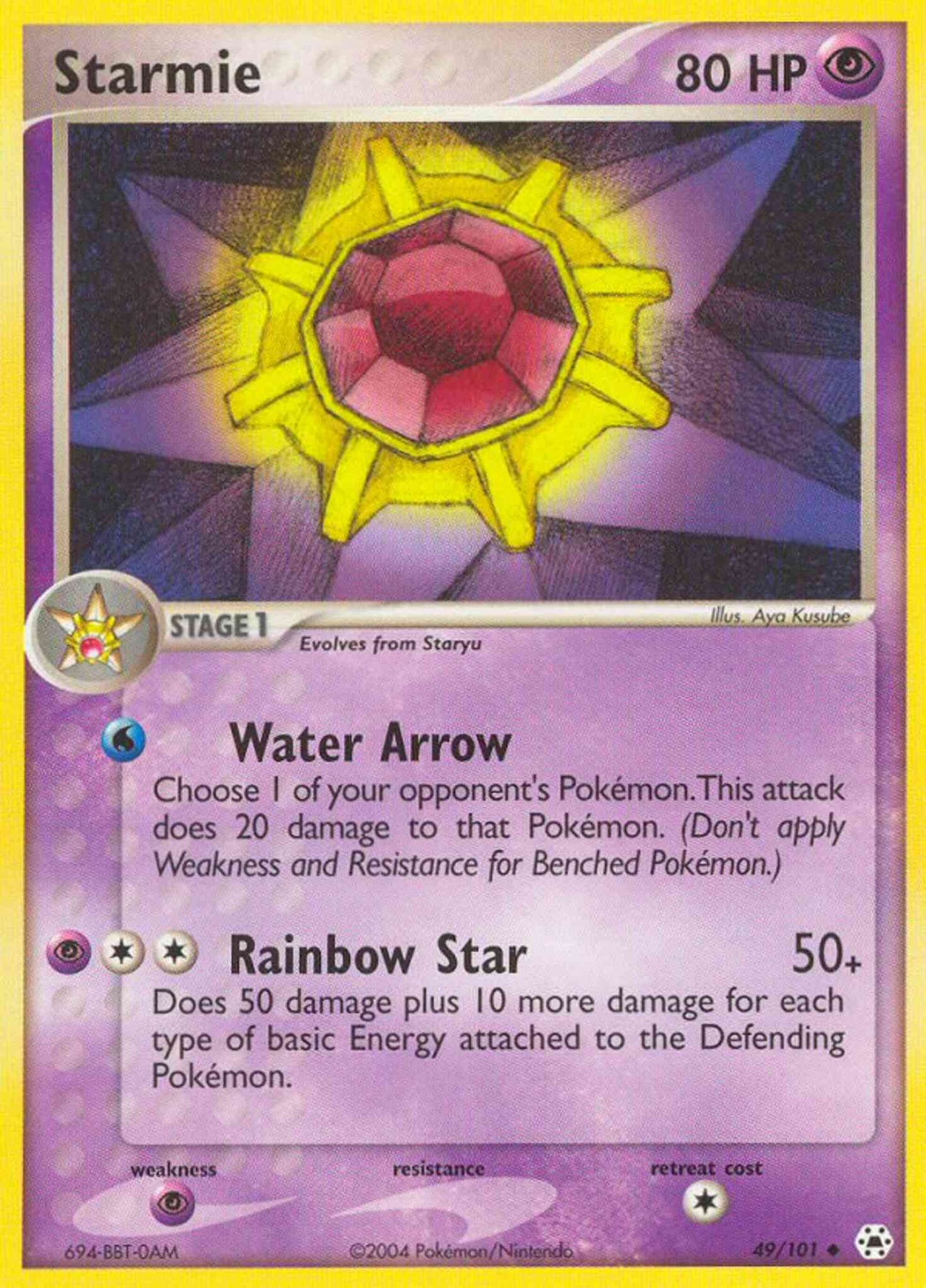 Starmie - 49/101 - Uncommon [ex5-49] [Reverse Holo]